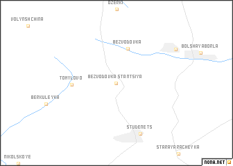 map of Stantsiya Bezvodovka